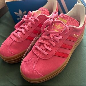 Adidas Gazelle Bold Pink Sneakers